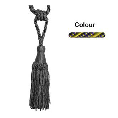 33233 Tie Back Small Khaki & Purple