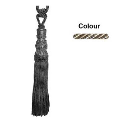 33263 Tie Back Large Beige & Cream