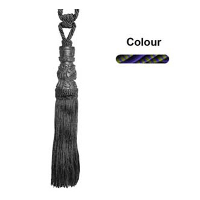 33269 Tie Back Large Purple & Moss