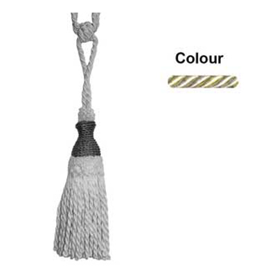 33277 Tie Back Medium Biscuit & Cream