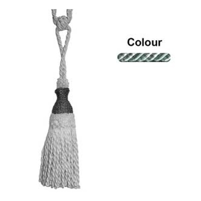 33280 Tie Back Medium Sage & Cream