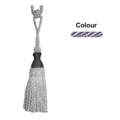 33282 Tie Back Medium Lilac & Cream