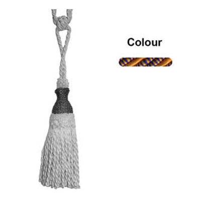 33283 Tie Back Medium Orange & Purple