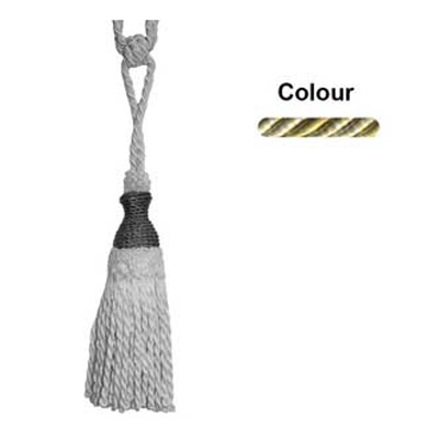 33286 Tie Back Medium Harvest Gold & Cream