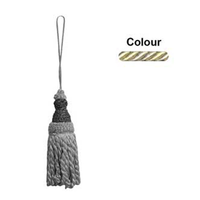33292 Tassel 140mm Biscuit & Cream