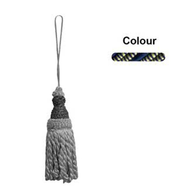 33302 Tassel 140mm Navy & Harvest Gold