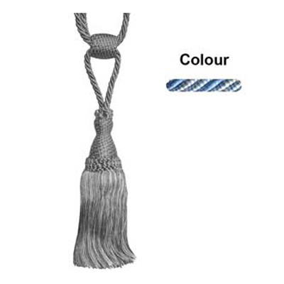 33311 Tie Back Medium Saxe & Cream