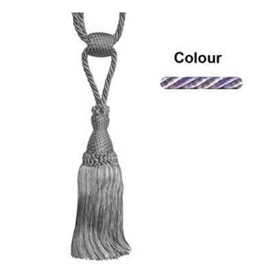 33312 Tie Back Medium Lilac & Cream