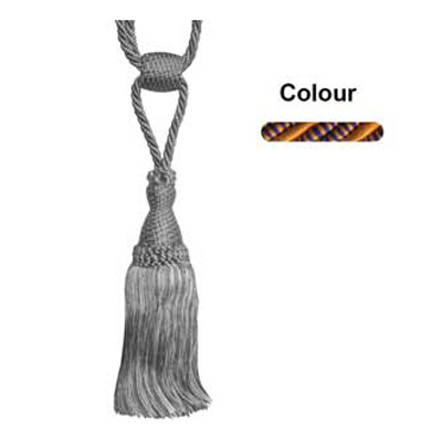 33313 Tie Back Medium Orange & Purple