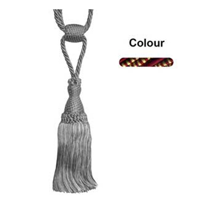 33318 Tie Back Medium Wine & Harvest Gold