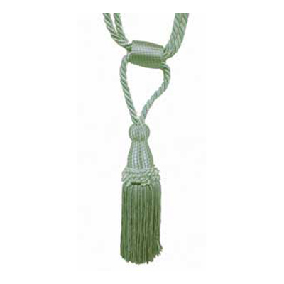 33325 Tie Back Small Sage & Cream