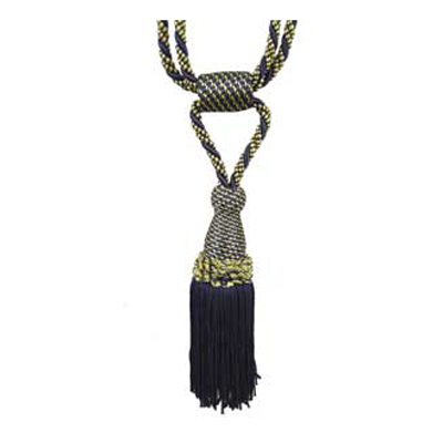 33332 Tie Back Small Navy & Harvest Gold