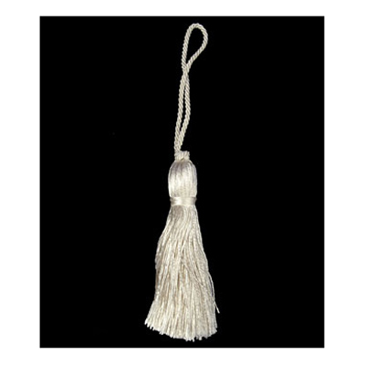 33350 Tassel 90mm Light Beige & Cream