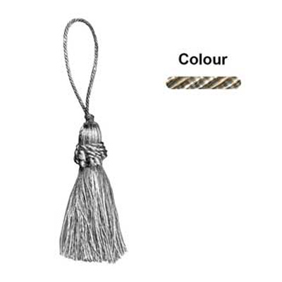 33368 Tassel 100mm Beige & Cream