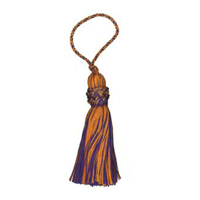 33373 Tassel 100mm Orange & Purple