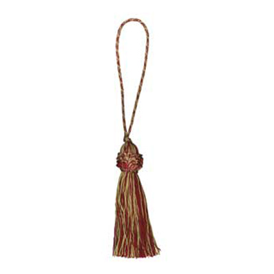 33378 Tassel 100mm Wine & Harvest Gold