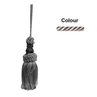 33384 Tassel 120mm Mushroom & Cream