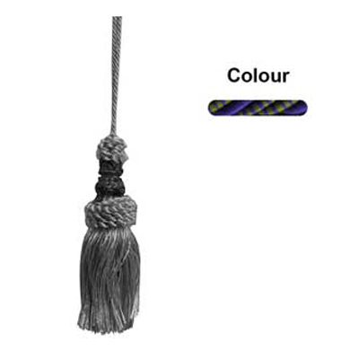 33389 Tassel 120mm Purple & Moss