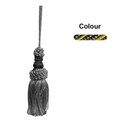 33390 Tassel 120mm Khaki & Purple