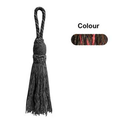 33447 Tassel 210mm Brown & Paprika