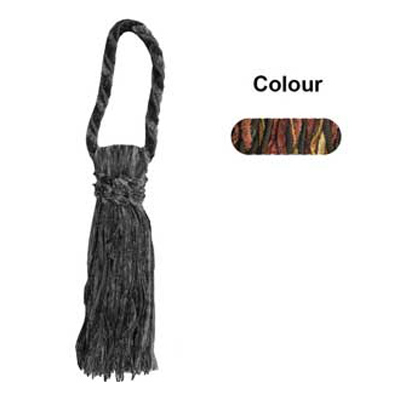 33463 Tassel 150mm Amber & Weasel