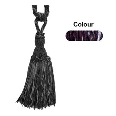 33527 Tie Back Small Grape & Lilac