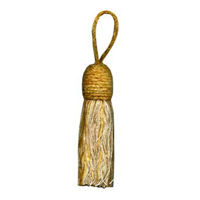 33572 Tassel 130mm Otter & Ochre