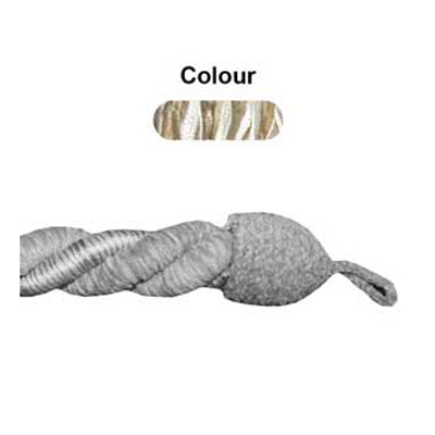 33588 Tie Back 1 M White & Otter