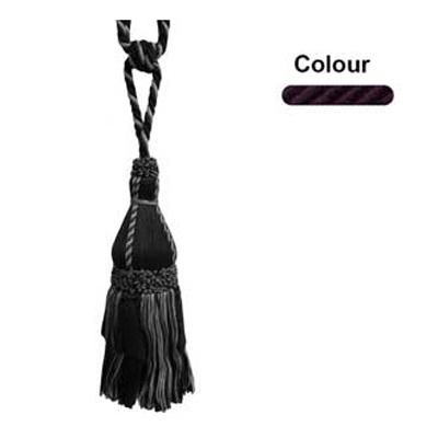 33613 Tie Back Medium Aubergine