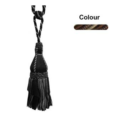 33620 Tie Back Medium Moleskin Coffee