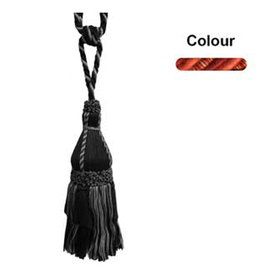 33622 Tie Back Medium Burnt Orange Terracotta