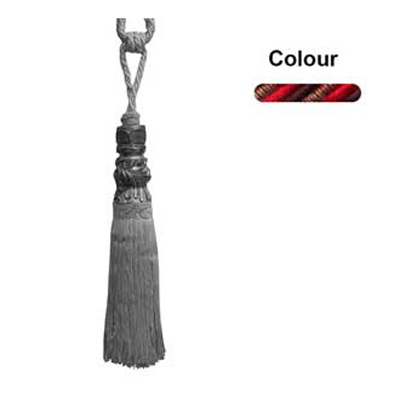 33642 Tie Back Large Bright Red Mission Brown