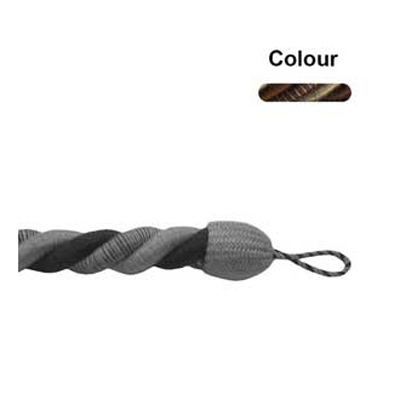 33693 Tie Back 1 M Moleskin Coffee