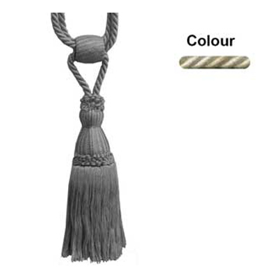 33703 Tie Back Small Light Beige Cream