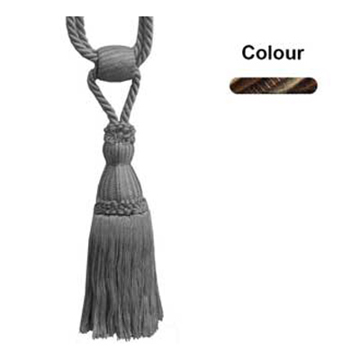 33717 Tie Back Small Moleskin Coffee