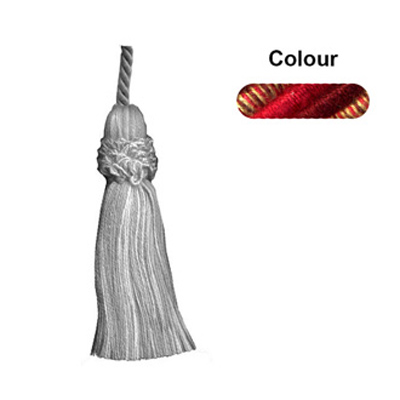 33736 Cord Tie 50cm Bright Red Shiraz