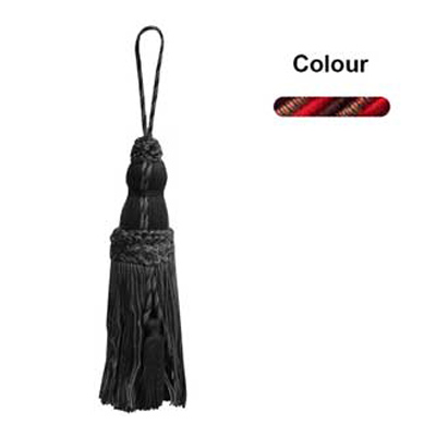 33762 Tassel 170mm Bright Red Mission Brown