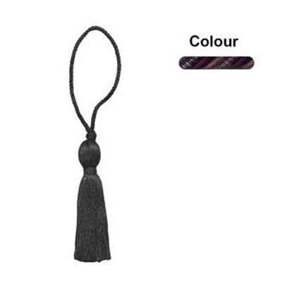 33807 Tassel 90mm Aubergine Amethyst