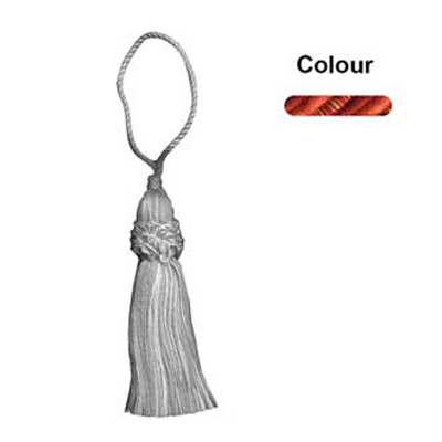 33839 Tassel 100mm Burnt Orange Terracotta