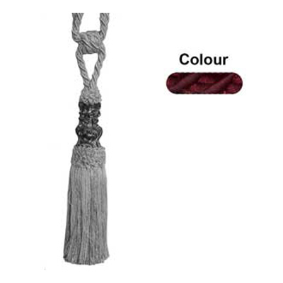 34333 Tie Back Small Burgundy