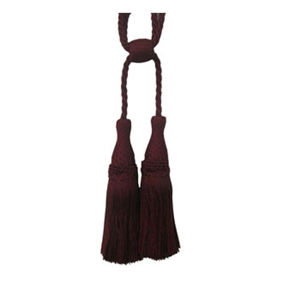 34358 Tie Back Medium Burgundy
