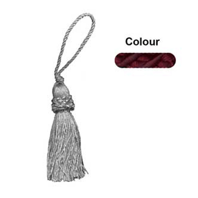 34408 Tassel 100mm Burgundy