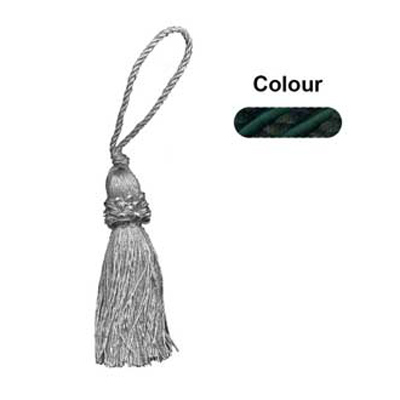 34409 Tassel 100mm Forest Green
