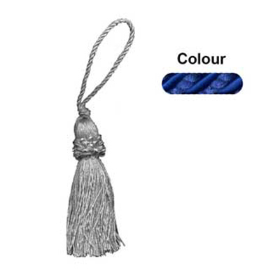 34414 Tassel 100mm Sapphire