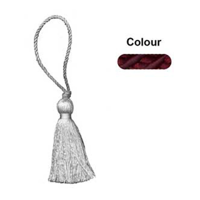 34433 Tassel 85mm Burgundy