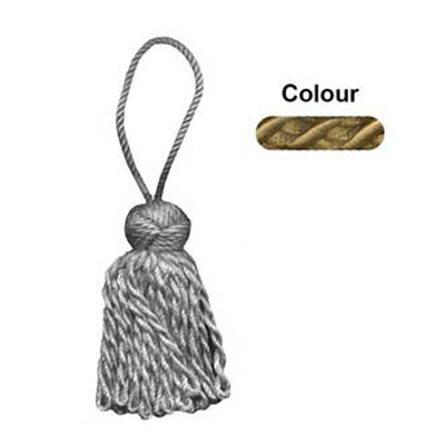 34522 Tassel 80mm Sandlewood