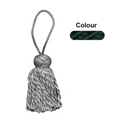 34533 Cord Pull 80mm Forest Green