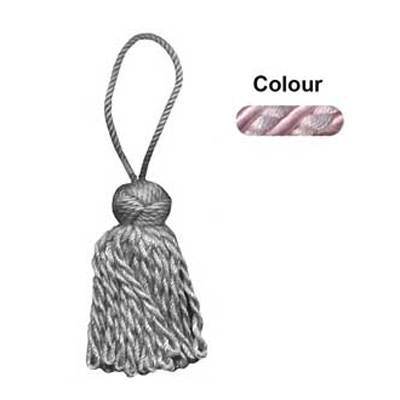 34544 Cord Pull 80mm Pink