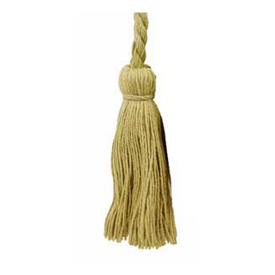 34558 Cord Tie 96cm Cord 100mm Tassels Curry