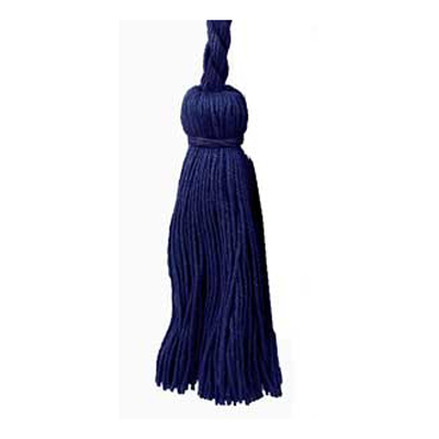 34565 Cord Tie 96cm Cord 100mm Tassels Navy